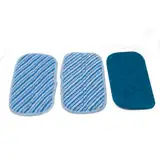 Livington MultiScrubber Ersatzpads - 3er-Set Ersatz-Pads für Ihren Livington MultiScrubber - 1x Nylon-Pad und 2X Microfaser-Pads