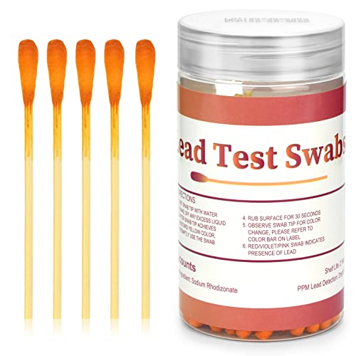 Lead Test Kit Swabs Lead Paint Test Kit for All Painted Surfaces, Dishes, Metal, Toys, Wood, Test Results in 30 Seconds (30)