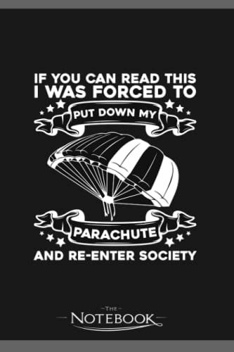 Skydiving Paratrooper Parachuting Notebook Notebook: 6x9 , 120 Pages| Notebook Writing and Journaling for School or Office College Ruled Diary