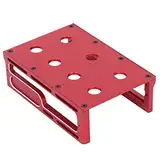 ZAWELIYO RC Car Work Stand Wear Resistant Aluminiumlegierung RC Car Reparaturarbeitstation für 1/8 für 1/10 RC -LKW -Waage (Rot)