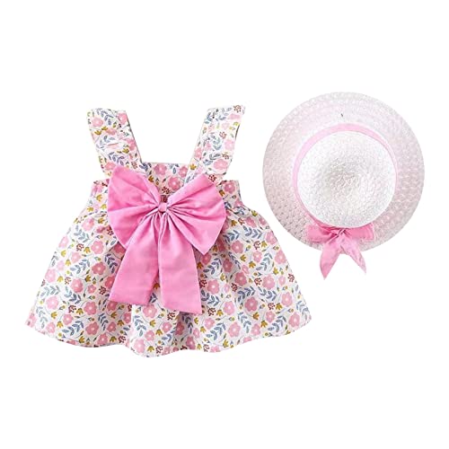 Uwdiohq Same Day Angebote Sale Outfits Prinzessin Kinder Baby Kleinkind Mädchen Ärmellose Dot Bogenhut mädchen Outfits & Set Babykleidung Baby Bekleidung Gr 68 Zwillingskle