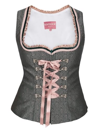 Krüger Dirndl Damen Mieder 416766 grün 44