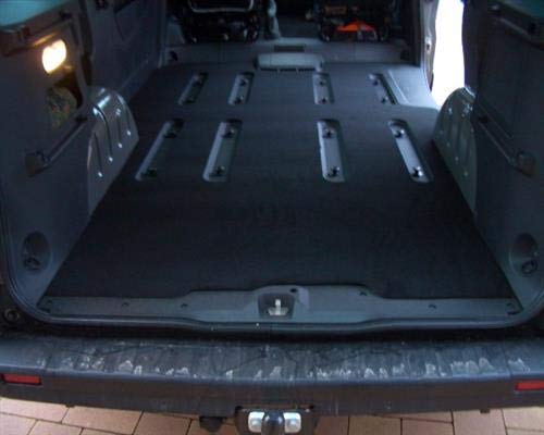 DSX Kofferraummatte Gastraum Teppich Fußmatten passend für Opel Vivaro B Combi ab 8/2014#482mitLüft