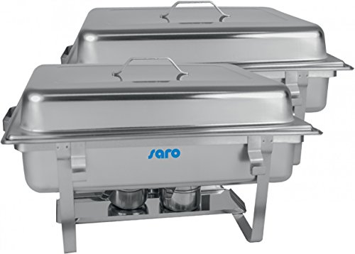 Saro 213-1018 Elena Chafing Dish Twin-Pack