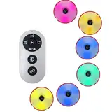 SWTHM Reaktionstrainingslichter, 4 Farben, agiles Reaktionstrainingslampen-Set mit 4 Modi, Fernbedienung, USB-Ladegerät, Fitness-Reaktionslicht für körperliches Training, Gehirn, kognitives Training