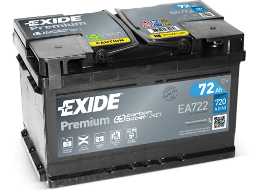 Exide EA722 Premium Carbon Boost Autobatterie 12V 72Ah 720A