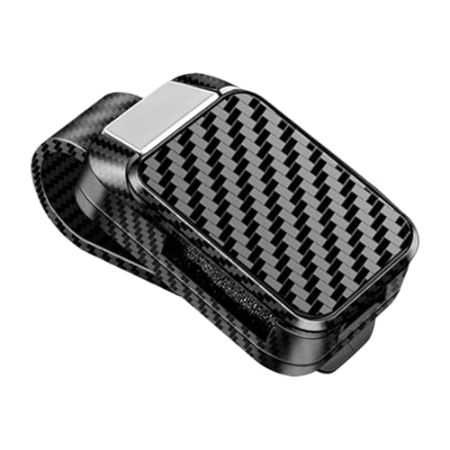 Sonnenbrille Clip für Autovisier, Sonnenbrille Halter für Auto, Multifunktionales stilvolles Auto Sonnenbrillenhalter, Stabiler Nicht-Schlupf-Automobilzubehör Organizer für LKW-Versorgung Visier verwe