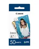 Canon Zoemini 5 x 7,5 cm ZINK Fotopapier | Packung Mit 50 Blatt | Keine Tinte, Kein Aufwand. | Perfekt Zum Verteilen Von Erinnerungsfotos â€“ Wasserabweisend Und ReiÃŸfest Mit Kleberückseite