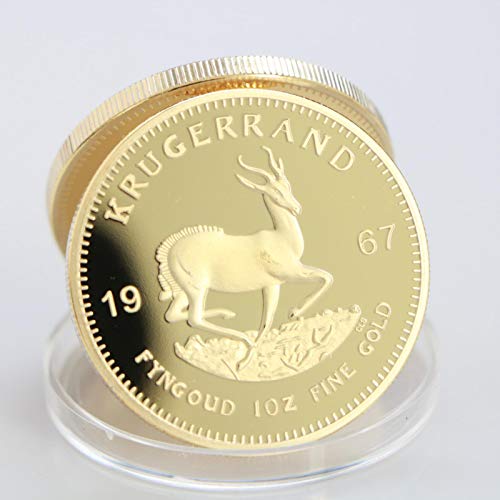 Eeng 1967 Südafrika Saudi-Afrika Krugerrand 1OZ Goldmünze Paul Kruger Token Value Sammlermünzen