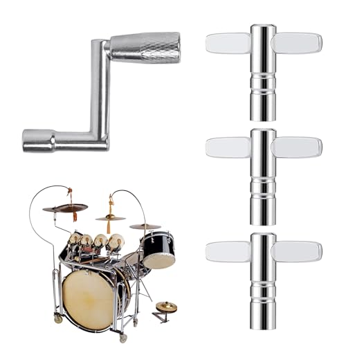 Schlagzeugschlüssel, Schlagzeugschlüssel Schlagzeug, Schlagzeug Stimmschlüssel, Trommel Stimmschlüssel, Drum Stimmschlüssel Schlagzeugdrum, Schlagzeug Tuning Key, Metall Drum Tuning Key, 4 Stück