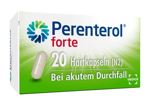 Perenterol forte 250 mg 20 Kapseln bei akutem Durchfall & zur Vorbeugung -entzündungshemmend & verhindert übermäßigen Flüssigkeitsverlust