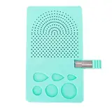WLICCHS Paper Quilling Kits Quilling-Werkzeug Quil Board mit Pins Storage Light Blue Grid Guide und Quilling Template für die Papierherstellung Winder Roll Square Craft Heimwerkzeug