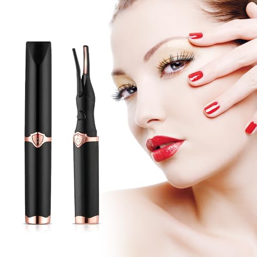 Beheizbare Wimpernzange, Elektrische Wimpernzange mit 3 Temperaturmodi Wimperncurler Beheizt USB, Wimpernformer Beheizbar für Alle Wimpern