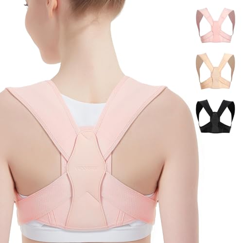 Rücken Geradehalter, Verstellbare Schultergurt Haltungskorrektur Rücken Damen für Clavicle Unterstützung und die Bereitstellung von Schmerzlinderung von Nacken, Schulter und oberen Rücken (L/XL)