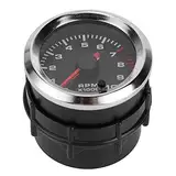 52Mm Rpm Gauge, Akozon Auto Drehzahlmesser, Drehzahlmesser Anzeige 12V 52mm/2in 0-10000RPM Zeigerdrehzahlmesser Universeller 7-Farben-LCD-Tachomesser Drehzahlmesser Drehzahlmesser mit Messbereich