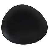 SECRET DE GOURMET Essteller GALET, 28 cm, schwarz, Farbe:schwarz