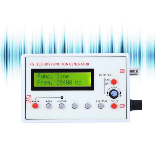 Signalgenerator, DDS-Funktionsgenerator, Frequenzzähler des Signalquellenmoduls, Sinusfrequenz 1 Hz - 500 kHz, Frequenzmesser