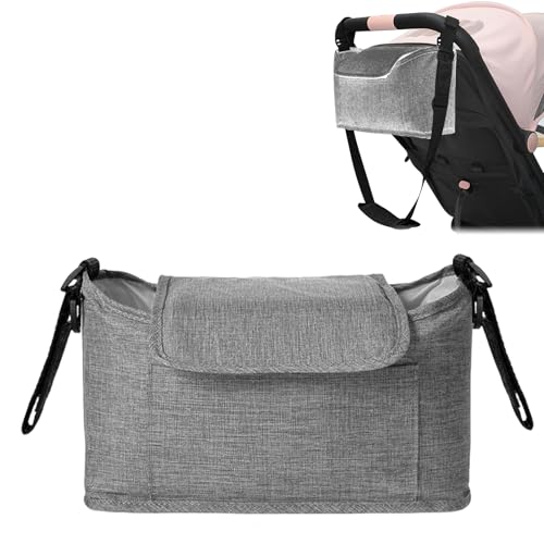 Tragbare Aufbewahrung Kinderwagen Taschen, Buggy Organizer Tasche mit Schultergurt, Buggy Kinderwagentasche Baby, Kinderwagen Organizer Universal Zum Tragen Windel, Handys, Spielzeug Snacks.