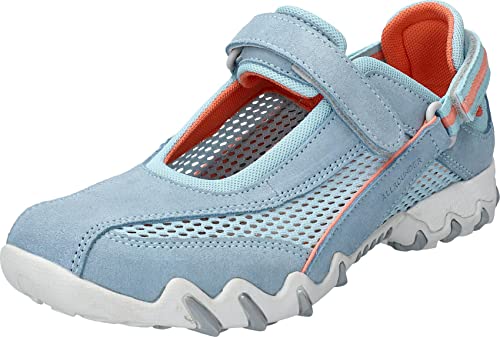Allrounder NIRO Sneaker, Klettverschluss, Corydalis Blue, C. Suede 20 / Open Mesh 91, Größe 42,5