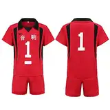 SOOYOOYOO Kuroo Tetsurou Cosplay Volleyball Sportbekleidung Bequeme und Belüftete Nekoma High School Trikots Uniform [Das Trikots Wird Nicht Verkauft Oder Von Kuroo Tetsurou Erstellt]