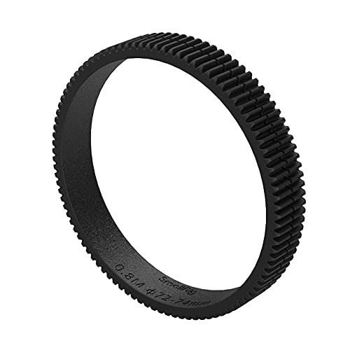 SMALLRIG Nahtloser Fokus Zahnrad Ring 360°Rotation Silent Follow Focus Ring (72 mm bis 74 mm) - 3293