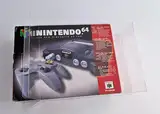 Reset Retro 1x Schutzhülle passend für Nintendo 64 Konsole im 0,5 mm starkem PET Material - Game protecors case - optimaler Schutz und praktische Aufbewahrung für Sammler