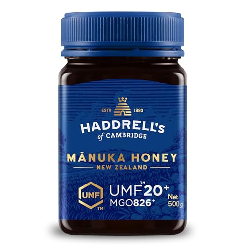 Manuka Honig 800+ MGO (UMF 20+) 500g – Zertifizierter Manukahonig aus Neuseeland – Reich an Methylglyoxal – Nachhaltig, roh und mit hohem MGO-Gehalt – Rohhonig in Premium-Qualität