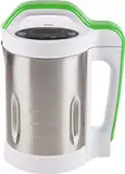 Domo XXL Easy Suppenkocher in 20min Suppe zubereiten - OHNE Aufwand DO499BL - Soup Maker - Genial einfach Suppe kochen!, Silber-weiß-grün