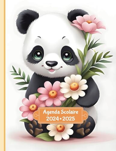 Agenda Scolaire 2024 2025 couleur avec jeux éducatifs: CP, CE1, CE2, CM1, CM2 | Pour fille et garçon | Lignage Seyès | Format cahier 17x22 cm | Thème Animaux Kawaii