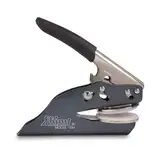 Personalisierbarer Prägestempel Ø 40mm Shiny Model-EM für eigene Motive - Prägezange mit Text und Logo selbst gestalten - anthrazit