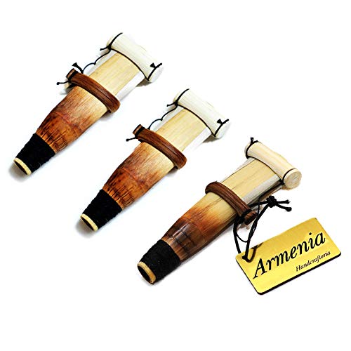 Set von 2 Professional, Armenisches Musikinstrument Blättern – Handgefertigt Ramish Oboe Balaban Woodwind Instrument – Mey Ney