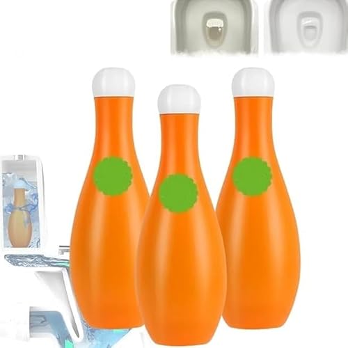 Bowling Blue Bubble Toilettenschüsselreiniger, automatischer Toilettenschüsselreiniger in der Flasche – langanhaltender Duft, multifunktionales Reinigungsmittel for Toilettentank, Toilettenspülkasten-