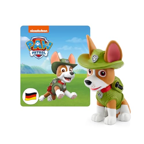 tonies Hörfiguren für Toniebox, PAW Patrol – Hier kommt Tracker, Hörspiel mit 3 Geschichten für Kinder ab 3 Jahren, Spielzeit ca. 55 Minuten