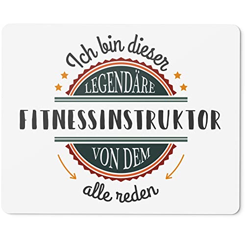 JUNIWORDS Mauspad Mousepad, Ich Bin Dieser legendäre Fitnessinstruktor, von dem alle reden (5048099)