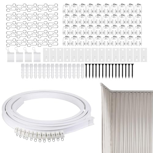 Duschtrennschiene Accessoire Vorhang - Deckenmontage Vorhangstange, Deckenvorhang Truck | Mögliche Schiene Für Das Wohnungszimmer -Abtretung Accessoires Deckenhalterung, Anbieter Für Wohnmobile, Haus,