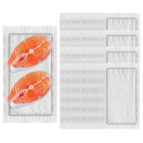 Fleisch Saugfähige Pads | 100pcs Küche Dri-Lock Paper Boods 50/80 Gramm | Hygienische Absorptionspads Für Fleischverpackungen, Die Tabletts In Küchen- Oder Ladennutzung Trocken Und Halten