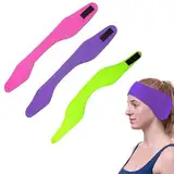 Schwimm Stirnband,Schwimmen Stirnband Kinder,Wasserdichtes Schwimmendes Stirnband,Stirnband Kinder,Ohrenschutz Schwimmen,Wasserdichtes Stirnband mit Hoher Elastizität,Ohrenschutzgurt 3 Stück Tokaneit