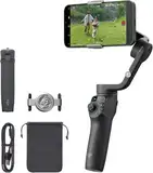 DJI Osmo Mobile 6 Gimbal-Stabilisator für Smartphones, 3-Achsen-Handy, integrierter Verlängerungsstab, Objektverfolgung, tragbar und faltbar, Vlogging, YouTube TikTok, Schiefergrau