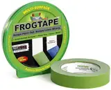 Frog Tape Maler-Kreppband für verschiedene Oberflächen, 24 mm x 41,1 m Für Innenmalerei und Dekoration für scharfe Linien ohne Auslaufen von Farbe.