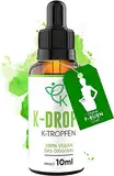 K-DROPS© Keto Tropfen K2 DAS ORIGINAL - Ketogen Öl HOCHDOSIERT Ketose Drops Komplex Ketogene Ernährung - 100% Vegan - Laborgeprüft und Made in Germany - SCHNELL - EXTREM - ERFOLG - 10ml