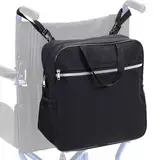Rollstuhltasche Hinten, GroßE KapazitäT Rollstuhl-Rucksack, Schwarz Wasserdicht Universal Storage Bag