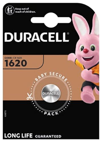 Duracell DL1620 3V Lithium Knopfzellenbatterie 1er Pack