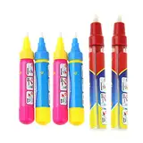 Jenilily Wasserstifte Wasser Pen (6pcs) für Magische Doodle Matte Magie Ersatz Wasser Stift für Malmatte