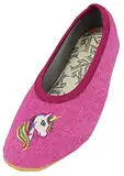 Beck Mädchen Einhorn Gymnastikschuhe, Pink, 30 EU