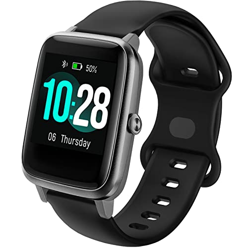 ID205L Ersatzarmband, 19mm Weiche Silikon Armband für Veryfitpro ID205, ID205L, ID205U, ID205S, ID205G, ID215G, ID216, SW020, SW021, SW023, YM020, YM021, YM023, YM205L, Uwatch3 GT Ufit Smartwatch