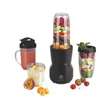 KOCHWERK Smoothie Maker 12-tlg | To-Go Deckel & 4 Mixbehälter | Für Obst, Gemüse & Nüsse | Mit Ice-Crush Funktion | Mini-Standmixer zum Mixen, Rühren, Zerkleinern, Mahlen, Hacken & Pürieren | BPA-Frei