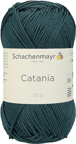 Schachenmayr 9801210-00244 Handstrickgarn, 100% Baumwolle, agave, 11,5 x 5,2 x 6 cm, 50