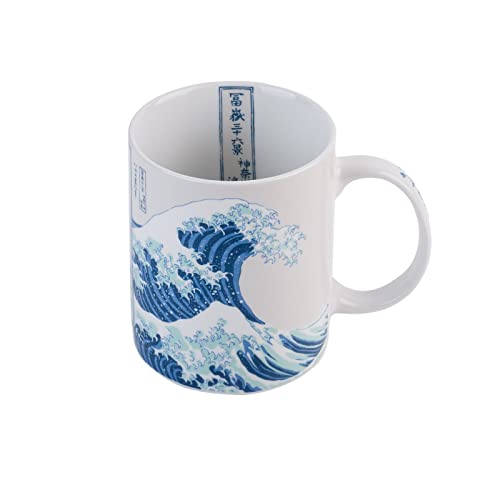 Grupo Erik Die Große Welle vor Kanagawa Tasse - Hokusai Teetasse - Kaffeetasse - Kaffeebecher mit Fassungsvermögen von 300 ml, Offizielle Lizenz