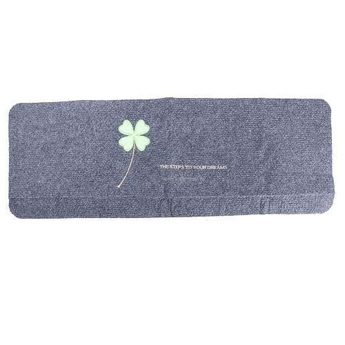ARTIBETTER 1 Stück Büro-Erdungsplatte Bodenmatte für Bürostuhl Heimbüro Pads drinnen Griff Bodenmatte aus Polyester Bodenkissen Bodenschutz Stuhlauflage aus Polyester Grey