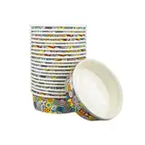 Enpack - 500ml Bowl für Lebensmittel aus Kraft Papier mit RPET Deckel - Einweg Papp-Salatschale mit PLA Innenbeschichtung - Bio-Schale (500 ml, 50, stück)